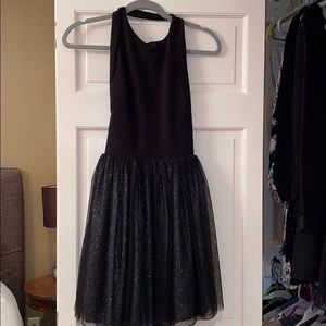 Holiday black sparkly dress
